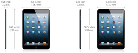 Complete iPad mini specifications .
